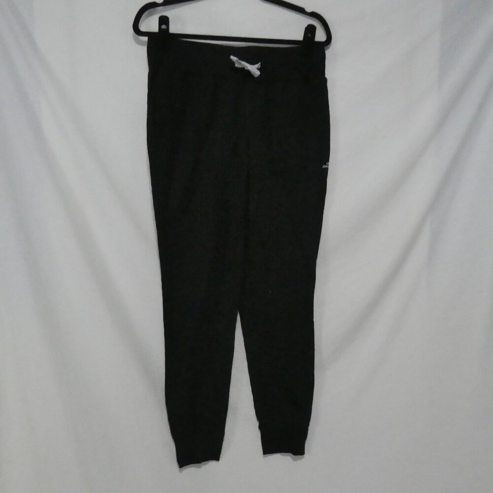 O'NEILL | medium | Black Sweatpants W/ Contrasting White Drawstring